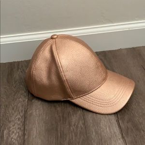 Blush pink ball cap